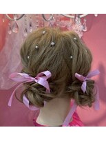 ハナココ 水戸店(hana Coco) 【ツインヘア】【パールピン】【リボン】