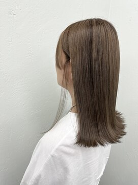 ガルボヘアー 桟橋店(garbo hair) アンブレラカラー グレージュ 透明感カラー 大人カラー