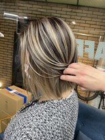 ラフ(LAFF)&nbsp;#黒髪#ボブルフ#ネビージュ#小顔#ワンレン