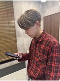 センターパートハイライト