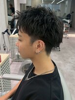 ベイルーム(BAYROOM by HONEY omotesando)&nbsp;アップバング/スパイキーショート/マッシュ/ツーブロック/黒髪