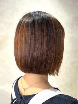 エンクス(enx) ミディアムヘア/暗めカラー/グランマッシュ/鶴ヶ峰MH109