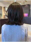 大人可愛いミディアムレイヤー