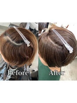 気になり始めた白髪や、大人女性特有のお悩みに寄り添い、一人ひとりの髪の状態に合わせてご提案します！