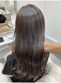 ハイライトダブルカラーイルミナカラー縮毛矯正髪質改善