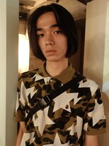 ノラジャーニー(NORA Journey)&nbsp;メンズボブウルフメンズミディアムレイヤーカットメンズウルフ