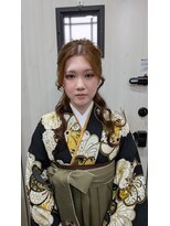 ヘアークラフト アンジュ(Hair craft ange)&nbsp;編みおろしスタイル