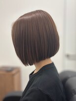 ジ エクト リアン 箕面店(The Ect Lien) 似合わせカット◆切りっぱなしボブ×透明感カラー
