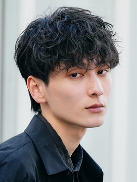 フィフス 大分(fifth) 大分シャドウパーマメンズカットラウンドマッシュツーブロック