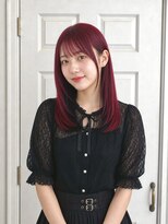アロマ ヘアー ルーム 新宿3号店(AROMA hair room)&nbsp;ケアブリーチ/インナーカラー/顔周りレイヤー/前髪カット/新宿