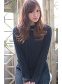 【Rohange】アプリコットオレンジ#厚めバング#デザインカラー