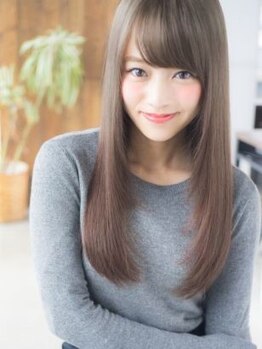 ビューティーサロン ビヴィ(Beauty Salon Bivi)の写真/クセ毛にお悩み方にオススメです！【自然なストレートヘア】に仕上げます！何度も触れたくなるツヤ髪へ…