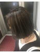 リンク 相武台店(Link)&nbsp;[外国人風]3Dハイライト×スモーキーグレー×ニュアンスボブ