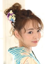 アース コアフュールボーテ 熊谷店(EARTH coiffure beaute)&nbsp;浴衣スタイル・メッシーバン