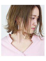 スパ ヘアーデザイン(SPA hair design) ベージュヘア_抜け感ボブ