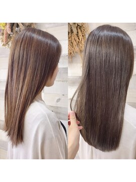 エル(elle) 小顔に見せるヘアグラデーションカラー×大人かわいいヘア錦糸町