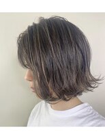アヴァンス 北花田店(AVANCE)&nbsp;外国人風ボブ×ハイライトグレージュ×外ハネヘア