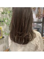 ユーフォリア 青山(Euphoria)&nbsp;ハイライトとレイヤーたっぷりベージュカラー