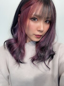 トゥルークリエイション 久喜(True Creation) ピンクインナーカラー