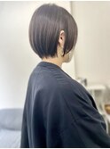 大人可愛い30代40代50ショートボブショート丸みショート