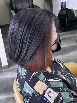 ウィズ 駅前店(With) インナーカラー（オレンジ）