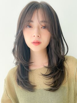 アグノス 青山(Agnos) ☆小顔レイヤーカットクラゲヘアーココアベージュオリーブグレー