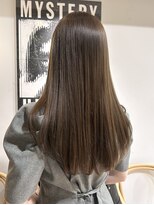 ヲタク(wotaku.)&nbsp;オリーブベージュブリーチなしカラーダブルカラーオリーブカラー