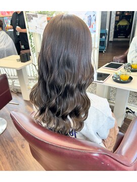 リール(THE RIRE.) ＊THE  RIRE.　艶ロング×オリーブブラウン＊