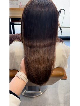 テラスヘア 三条(TERRACEhair) 髪質改善艶カラーショコラベージュ