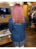 JKの冬休み限定ピンク！  エフェクトブリーチ