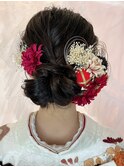 【ヘアアレンジ】あみこみアップスタイル