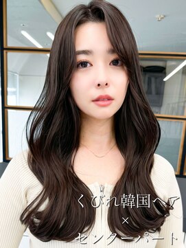 スタートウキョウ 渋谷(STAR TOKYO) 【艶感★シースルーバング】韓国 髪型 大人可愛いウェーブ巻き髪