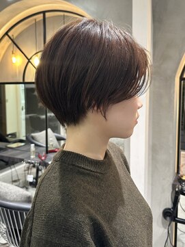 ロンドエニカ 大宮(Lond enika) ミニウルフレイヤーカット顔周りカット前髪カットショート/大宮