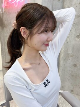 シーシンジュク 新宿南口(Sea shinjuku) 大人ガーリー×ダークアッシュ[似合わせカット/ミディアム]