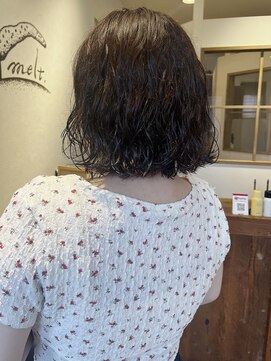 メルト 吉祥寺(melt) ニュアンスボブパーマ人気こなれ吉祥寺ショートボブ