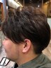 学割U24 　メンズカット＋カラー　黒染め
