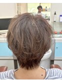 ふんわりショートカットスタイル