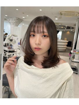 エアー 青山(AIR) ワンカールミディアムレイヤーカット