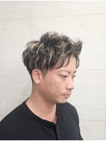 ノミネーション(Nomination)&nbsp;メンズパーマ×ハイライト/メッシュ