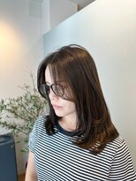 オフ(off)&nbsp;シースルーフェイスレイヤー × ダークショコラブラウン♪