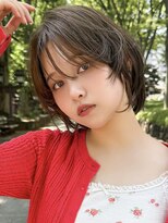 ロンドエニカ 大宮(Lond enika)&nbsp;グランマッシュ/細めハイライト/ショート/白髪ぼかし/前髪/大宮