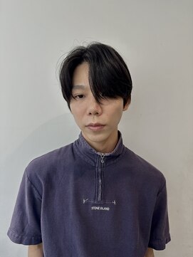 ちょきちょき 浜川店 メンズナチュラルセンターパート