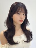 韓国風レイヤーカット髪質改善ダブルカラーハッシュカット