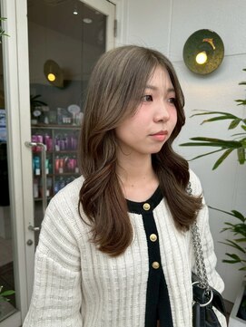 バルス(BLS) 20代30代/オリーブブラウン/韓国風レイヤー