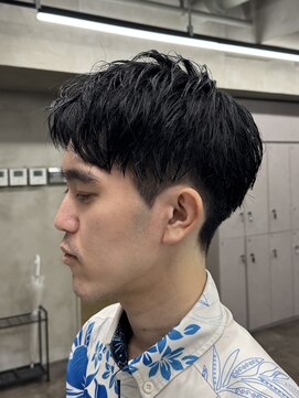 ニコ トウキョウ ロジック(nico TOKYO Logic) 刈り上げアップバングスパイキーショートパーマスパイラルパーマ