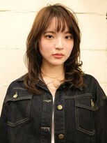 ランプ 代官山(the lamp)&nbsp;前髪あり透明感海外風ベージュミディアムレイヤーカット