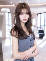 ハバナ 横浜(HAVANA)&nbsp;レイヤーカット/小顔/ココアベージュ/ハッシュカット/髪質改善