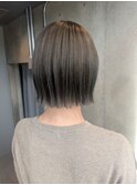 【透明感】マットアッシュ×ミニボブで可愛さUP★