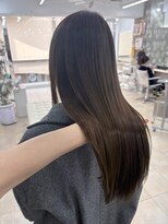 ディジョン 自由ヶ丘(Dijon)&nbsp;韓国顔まわりレイヤーカットグレージュオリーブベージュブラウン