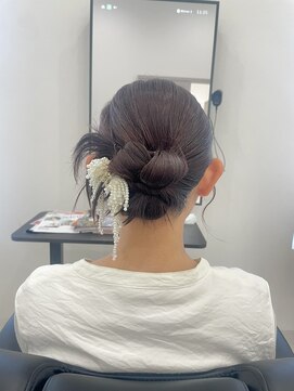 クロス ツー(COROSS2) タイト セット カチモリ 結婚式 お呼ばれヘア
